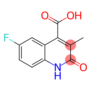 6-Fluoro-3-methyl-2-oxo-1,2-dihydroquinoline-4-carboxylic acid