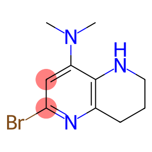 1,5-Naphthyridin-4-amine, 2-bromo-5,6,7,8-tetrahydro-N,N-dimethyl-