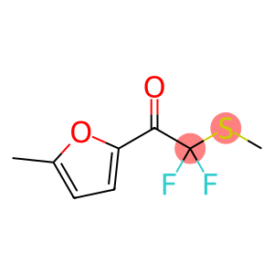 Ethanone, 2,2-difluoro-1-(5-methyl-2-furanyl)-2-(methylthio)- (9CI)