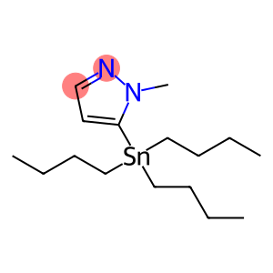 1H-Pyrazole, 1-methyl-5-(tributylstannyl)-