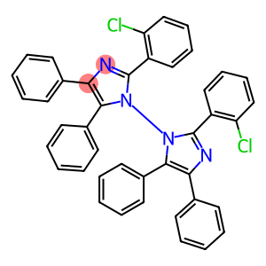 2,2'-二(2-氯苯基)-4,4',5,5'-四苯基-1,2'-二咪唑