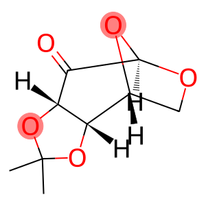 1,6-Anhydro-3-O,4-O-isopropylidene-β-D-lyxo-2-hexosulopyranose