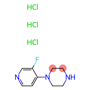 1-(3-Fluoropyridin-4-yl)piperazine trihydrochloride