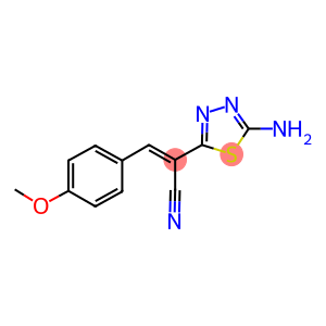 2-(5-AMINO-1,3,4-THIADIAZOL-2-YL)-3-(4-METHOXYPHENYL)ACRYLONITRILE