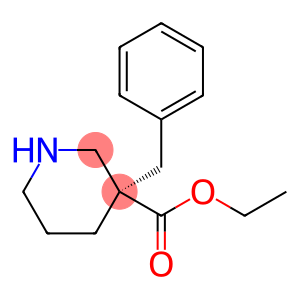 3-Piperidinecarboxylic acid, 3-(phenylmethyl)-, ethyl ester, (3R)-