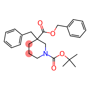 1-BOC-3-(PHENYLMETHYL)-3-PIPERIDINECARBOXYLIC ACID PHENYLMETHYL ESTER