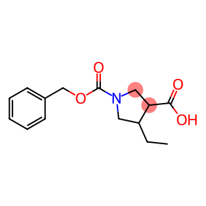 1,3-Pyrrolidinedicarboxylic acid, 4-ethyl-, 1-(phenylmethyl) ester