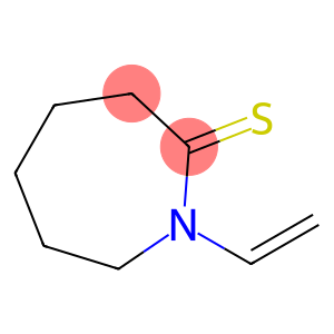 2H-Azepine-2-thione,  1-ethenylhexahydro-