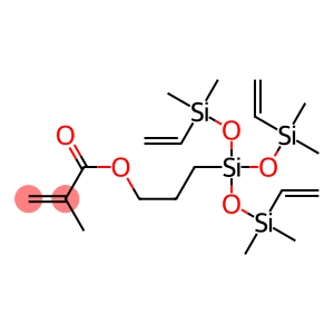 2-Propenoic acid, 2-methyl-, 3-[3-ethenyl-1,1-bis[(ethenyldimethylsilyl)oxy]-3,3-dimethyl-1-disiloxanyl]propyl ester