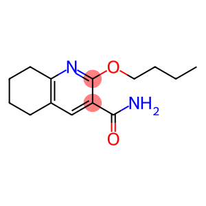 3-Quinolinecarboxamide, 5,6,7,8-tetrahydro-2-butoxy-