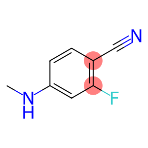 Benzonitrile, 2-fluoro-4-(methylamino)- (9CI)