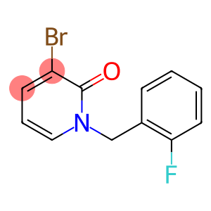 2(1H)-Pyridinone, 3-bromo-1-[(2-fluorophenyl)methyl]-