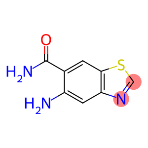 6-Benzothiazolecarboxamide,5-amino-(9CI)