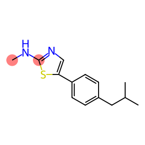 5-(4-Isobutylphenyl)-N-methylthiazol-2-amine