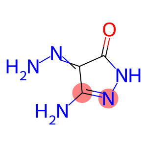 1H-Pyrazole-4,5-dione, 3-amino-, 4-hydrazone