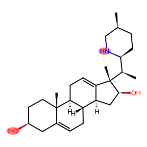 (17S,20S)-17-Methyl-20-[(2S,5S)-5-methyl-2-piperidyl]-18-norpregna-5,12-diene-3β,16β-diol