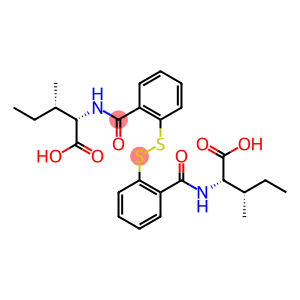 Isoleucine, N,N'-[dithiobis(2,1-phenylenecarbonyl)]bis-