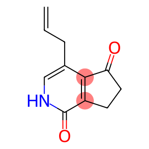 1H-Cyclopenta[c]pyridine-1,5(2H)-dione, 6,7-dihydro-4-(2-propen-1-yl)-