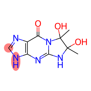 9H-Imidazo[1,2-a]purin-9-one,  1,4,6,7-tetrahydro-6,7-dihydroxy-6,7-dimethyl-  (9CI)