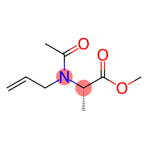 Alanine,  N-acetyl-N-2-propenyl-,  methyl  ester  (9CI)