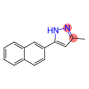 1H-Pyrazole, 3-methyl-5-(2-naphthalenyl)-