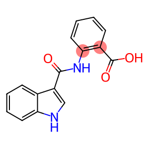 2-(1H-Indole-3-carboxamido)benzoic acid