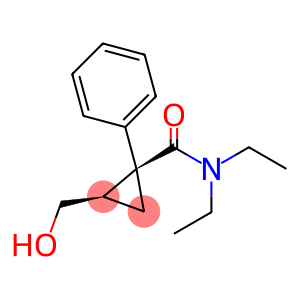 (1S,2R)-N,N-diethyl-2-(hydroxymethyl)-1-phenylcyclopropane-carboxamide