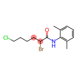 2-Bromo-6-chloro-N-(2,6-dimethylphenyl)hexanoylamide
