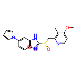 2-[(4-methoxy-3-methyl-pyridin-2-yl)methylsulfinyl]-5-pyrrol-1-yl-3H-benzoimidazole