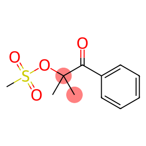 1-Propanone, 2-methyl-2-[(methylsulfonyl)oxy]-1-phenyl-