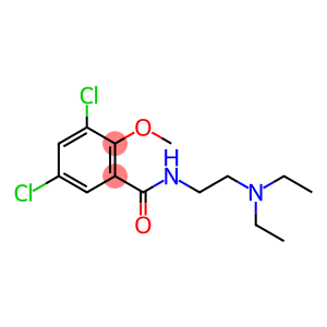 Benzamide, 3,5-dichloro-N-[2-(diethylamino)ethyl]-2-methoxy-