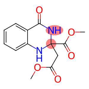 2-Quinazolineacetic acid, 1,2,3,4-tetrahydro-2-(methoxycarbonyl)-4-oxo-, methyl ester