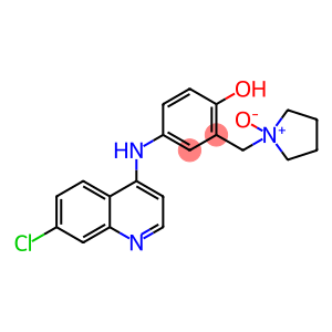 Phenol, 4-[(7-chloro-4-quinolinyl)amino]-2-[(1-oxido-1-pyrrolidinyl)methyl]-