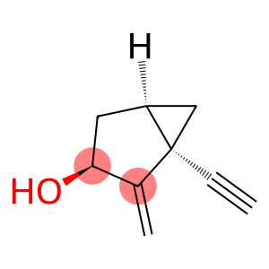 Bicyclo[3.1.0]hexan-3-ol, 1-ethynyl-2-methylene-, [1S-(1alpha,3beta,5alpha)]- (9CI)