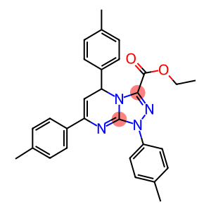 ethyl 1,5,7-tris(4-methylphenyl)-1,5-dihydro[1,2,4]triazolo[4,3-a]pyrimidine-3-carboxylate