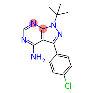 1-(叔丁基)-3-(4-氯苯基)-1H-吡唑并[3,4-d]嘧啶-4-胺