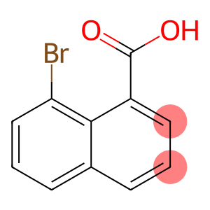 8-Bromonaphthalene-1-carboxylic acid, 8-Bromo-1-carboxynaphthalene