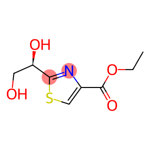 4-Thiazolecarboxylicacid,2-(1,2-dihydroxyethyl)-,ethylester,(R)-(9CI)