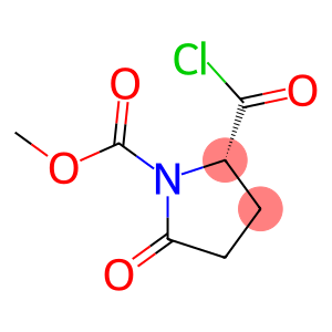 1-Pyrrolidinecarboxylic acid, 2-(chlorocarbonyl)-5-oxo-, methyl ester, (S)- (9CI)