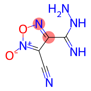 1,2,5-Oxadiazole-3-carboximidicacid,4-cyano-,hydrazide,5-oxide(9CI)