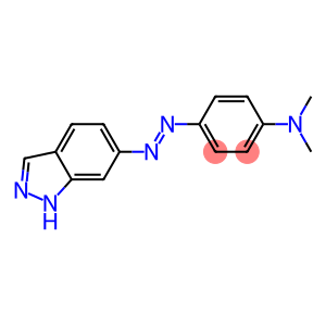 4-(1(2)H-indazol-6-ylazo)-N,N-dimethyl-aniline