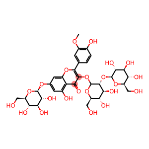 3-[[2-O-(β-D-Glucopyranosyl)-β-D-glucopyranosyl]oxy]-7-(β-D-glucopyranosyloxy)-5-hydroxy-2-(4-hydroxy-3-methoxyphenyl)-4H-1-benzopyran-4-one