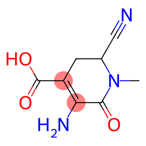 4-Pyridinecarboxylicacid,3-amino-6-cyano-1,2,5,6-tetrahydro-1-methyl-2-oxo-,