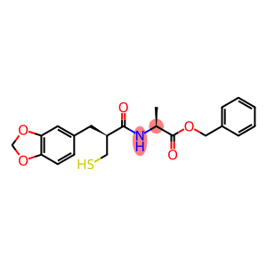 benzyl N-[(2R)-3-(1,3-benzodioxol-5-yl)-2-(sulfanylmethyl)propanoyl]-D-alaninate