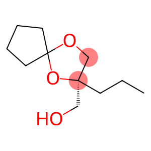 1,4-Dioxaspiro[4.4]nonane-2-methanol,2-propyl-,(S)-(9CI)