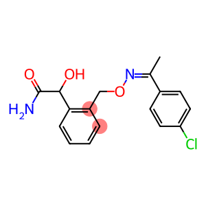 Benzeneacetamide,  2-[[[[1-(4-chlorophenyl)ethylidene]amino]oxy]methyl]--alpha--hydroxy-