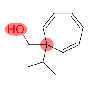 2,4,6-Cycloheptatriene-1-methanol,1-(1-methylethyl)-(9CI)