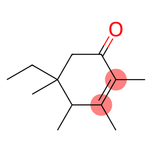 5-乙基-2,3,4,5-四甲基环己烯-1-酮