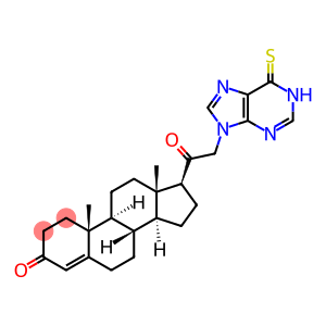 Pregn-4-ene-3,20-dione, 21-(1,6-dihydro-6-thioxo-9H-purin-9-yl)-