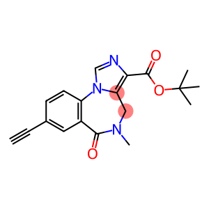 4H-Imidazo[1,5-a][1,4]benzodiazepine-3-carboxylic acid, 8-ethynyl-5,6-dihydro-5-methyl-6-oxo-, 1,1-dimethylethyl ester